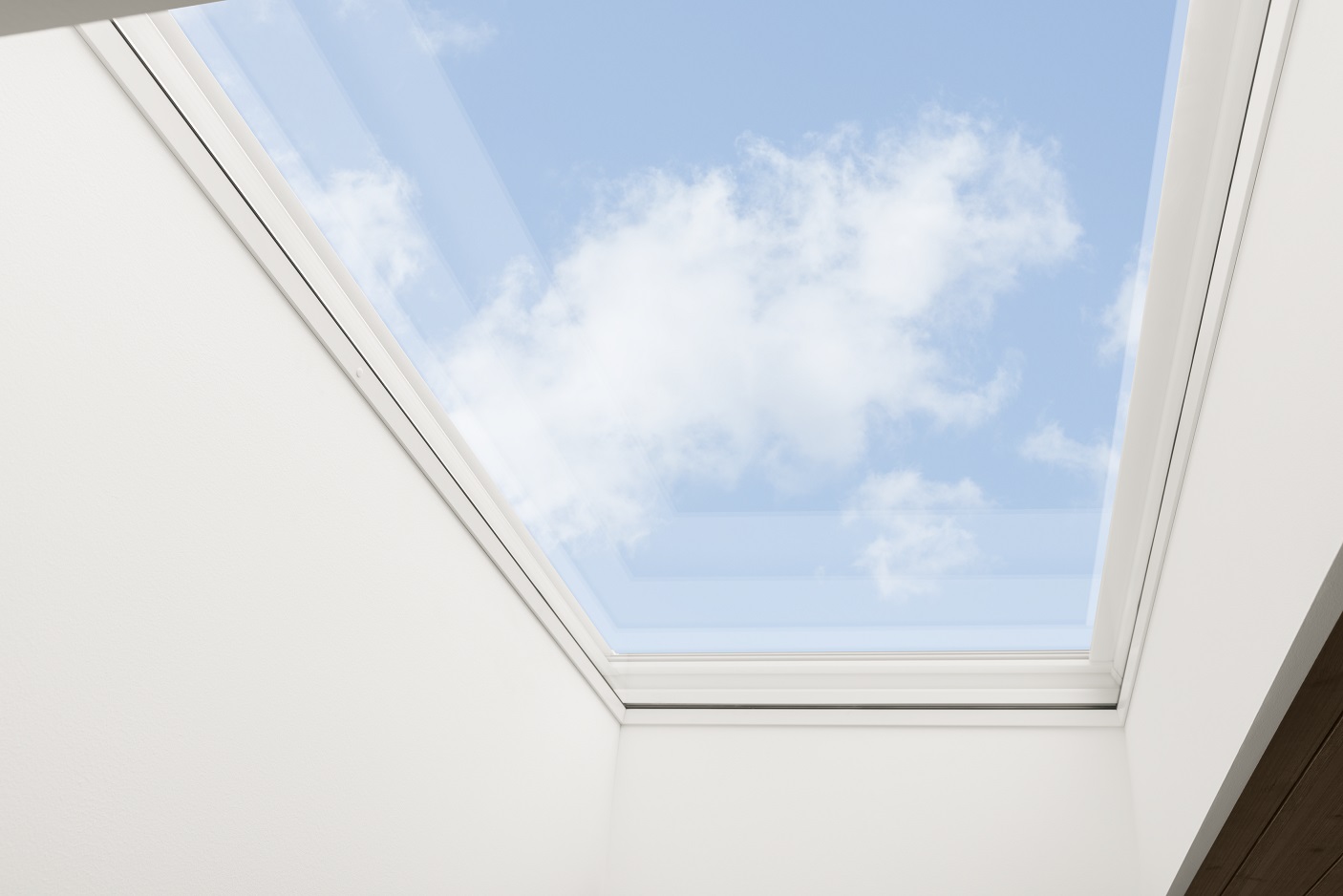 Finestra per tetti piani fissa CFU con doppio vetro 60x60
